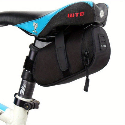 Compact Bicycle Saddle Bag Waterproof Cycling Storage Pouch