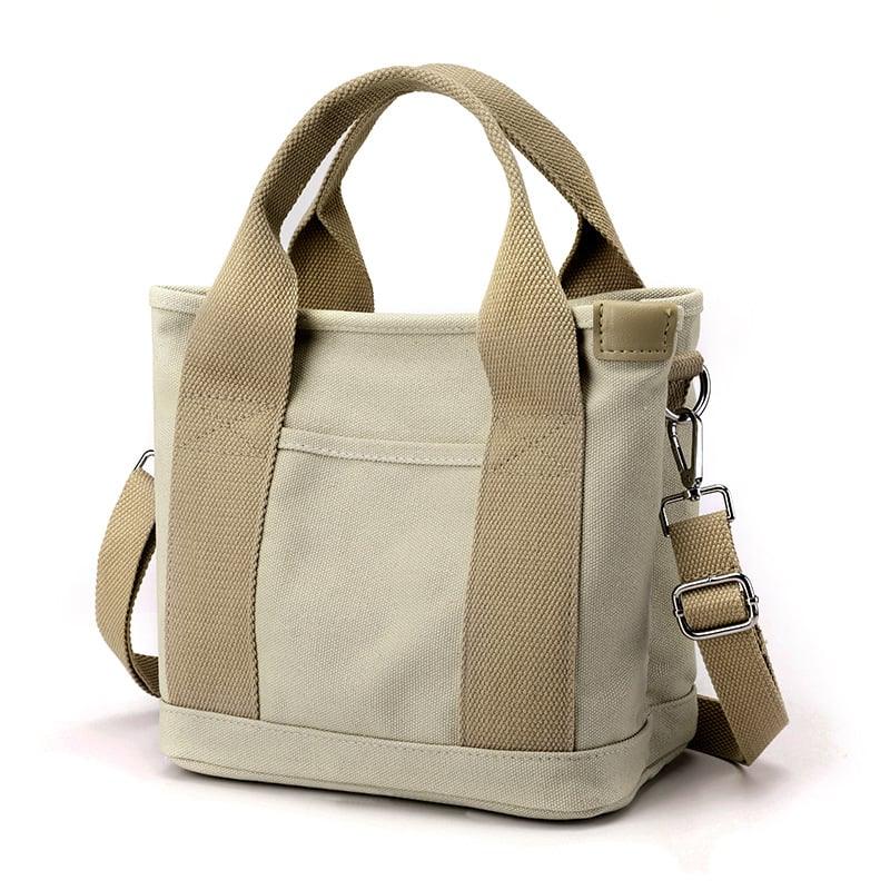 Compact Canvas Crossbody Bag Womens Everyday Shoulder Purse
