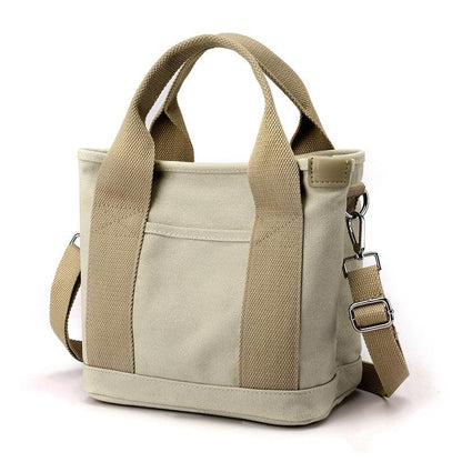 Compact Canvas Crossbody Bag Womens Everyday Shoulder Purse