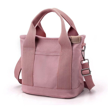 Compact Canvas Crossbody Bag Womens Everyday Shoulder Purse