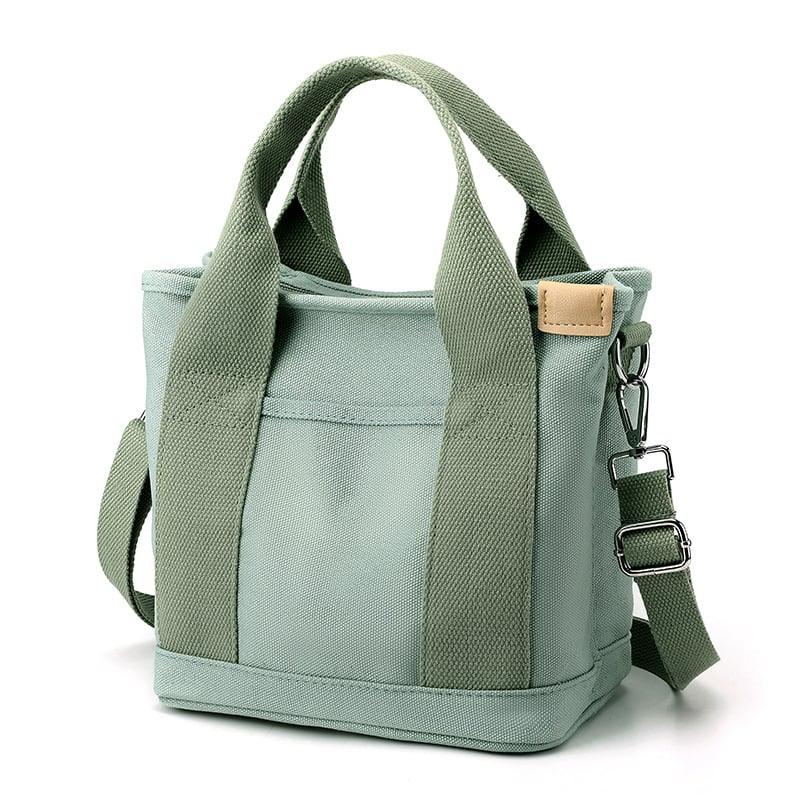 Compact Canvas Crossbody Bag Womens Everyday Shoulder Purse