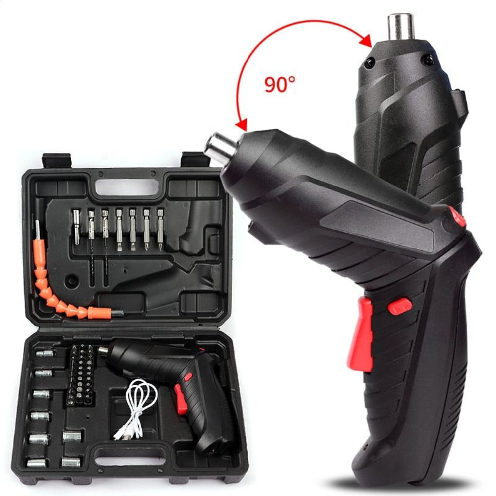 Compact Cordless Drill and Electric Screwdriver Set