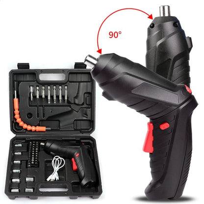 Compact Cordless Drill and Electric Screwdriver Set