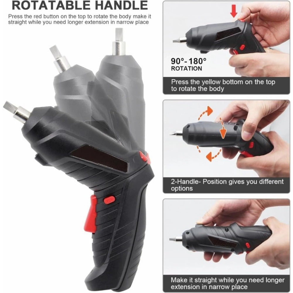 Compact Cordless Drill and Electric Screwdriver Set