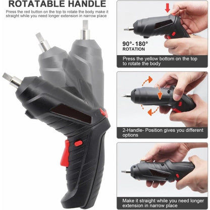 Compact Cordless Drill and Electric Screwdriver Set