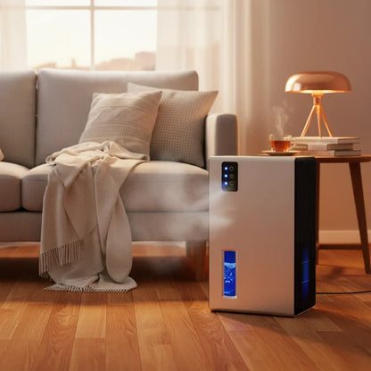 Compact Digital Home Dehumidifier with Quiet Sleep Mode