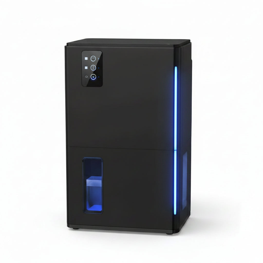 Compact Digital Home Dehumidifier with Quiet Sleep Mode