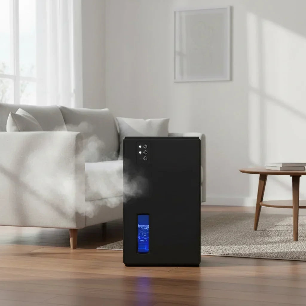 Compact Digital Home Dehumidifier with Quiet Sleep Mode
