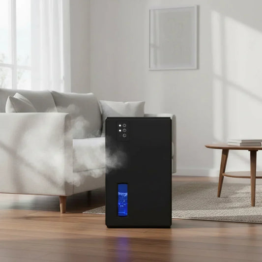 Compact Digital Home Dehumidifier with Quiet Sleep Mode