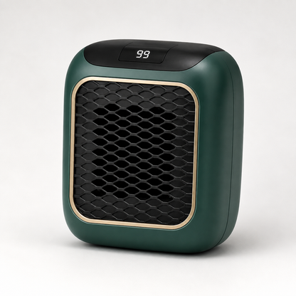 Compact Electric Space Heater with Energy Efficient Heating and Quiet Operation
