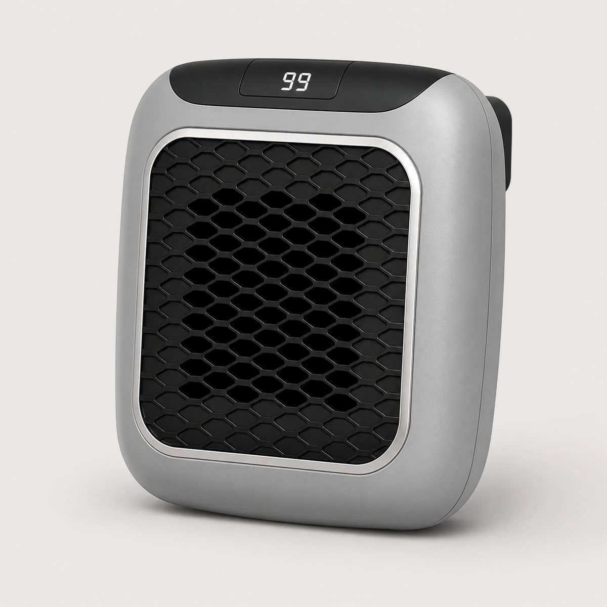 Compact Electric Space Heater with Energy Efficient Heating and Quiet Operation
