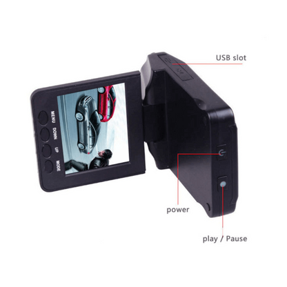 Compact Full HD 4K Dash Camera with Night Vision and 3 Inch Display