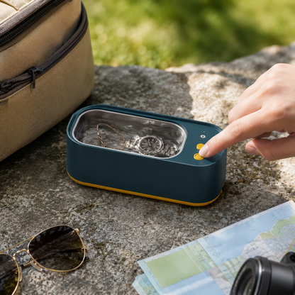 Compact Ultrasonic Cleaner for Jewellery, Watches and Eyeglasses