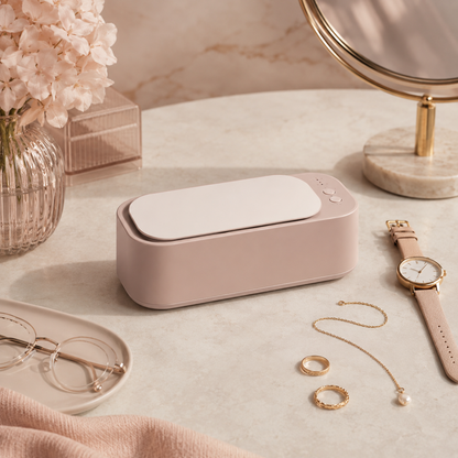 Compact Ultrasonic Cleaner for Jewellery, Watches and Eyeglasses
