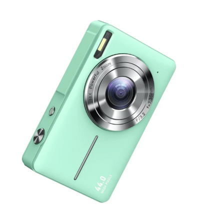 Compact Vintage Style Digital Camera with LCD Screen and 1080P Video