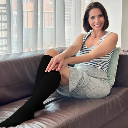 Compression Socks Graduated Support Elastic Comfortable Seamless Fit