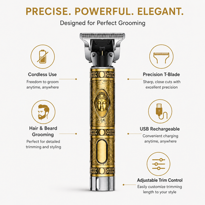 Cordless Adjustable Hair and Beard Trimmer