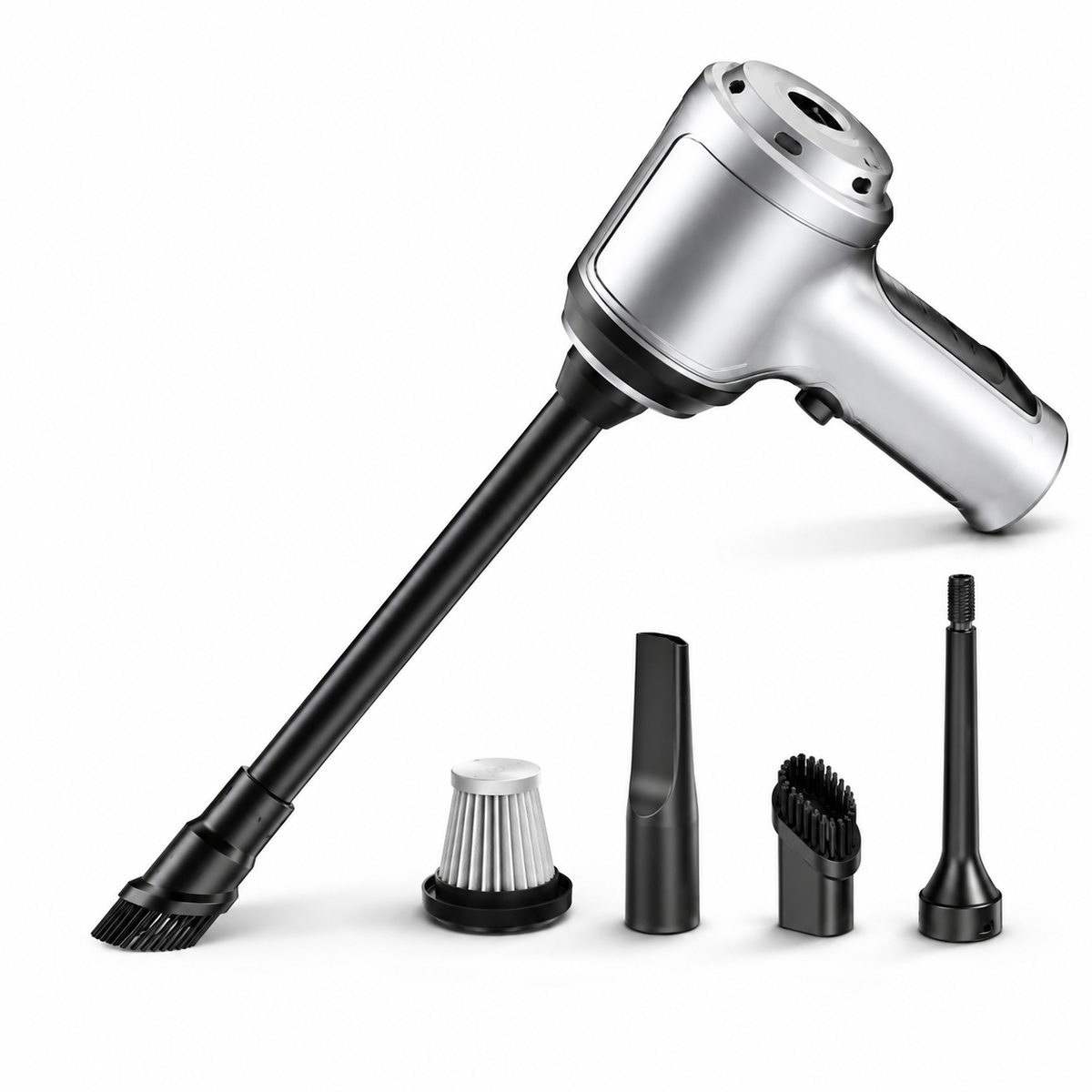 Cordless Car Vacuum with 95,000 Pa Suction, Brushless Motor and Compact Handheld Design