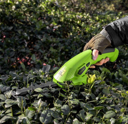 Cordless Electric Hedge Trimmer Rechargeable Garden Pruning Shears