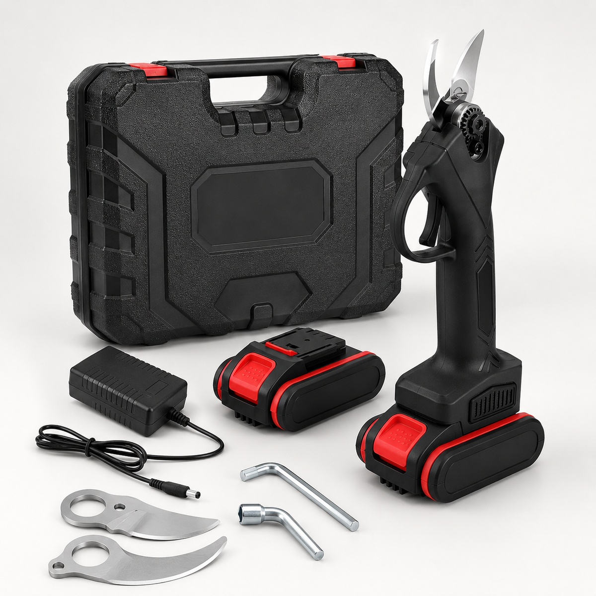 Cordless Electric Pruning Shears with SK5 Steel Blades