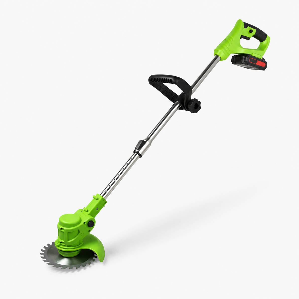 Cordless Grass Trimmer with 24V Motor, Adjustable Ergonomic Handle and 6-Inch Blade