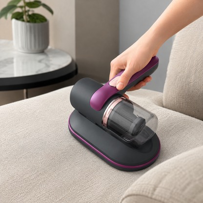 Cordless Handheld Vacuum Cleaner with 10,000 Pa Suction, UV-C Light and Triple Filtration