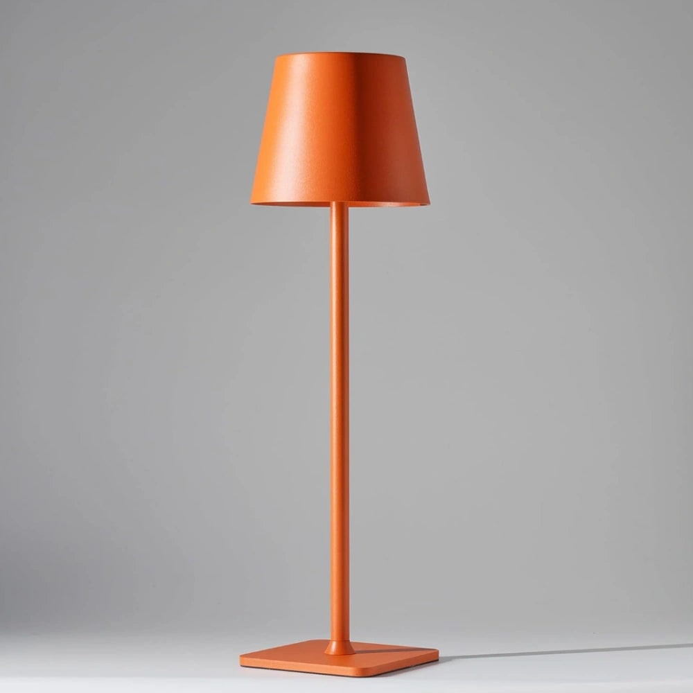 Cordless Metal Table Lamp Touch Dimmable Rechargeable LED