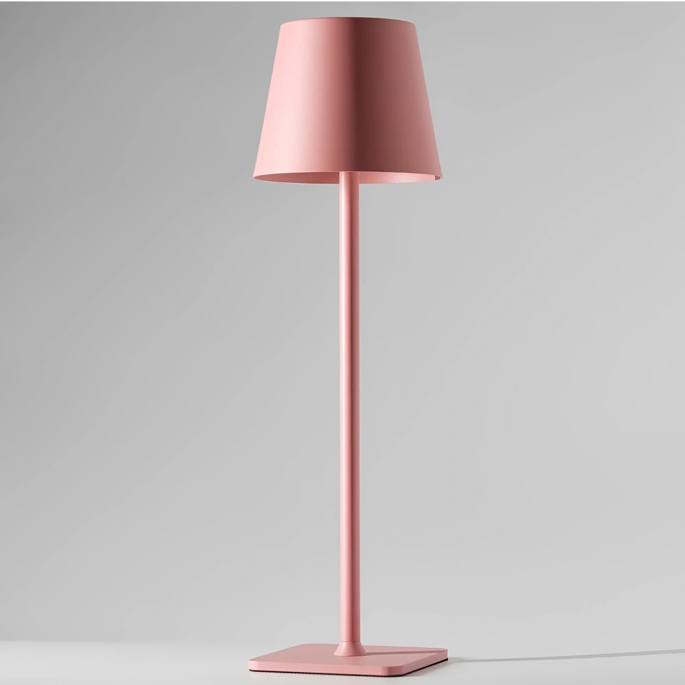 Cordless Metal Table Lamp Touch Dimmable Rechargeable LED