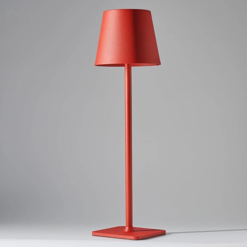 Cordless Metal Table Lamp Touch Dimmable Rechargeable LED