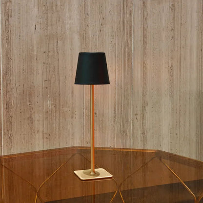 Cordless Metal Table Lamp Touch Dimmable Rechargeable LED