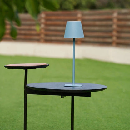 Cordless Metal Table Lamp Touch Dimmable Rechargeable LED