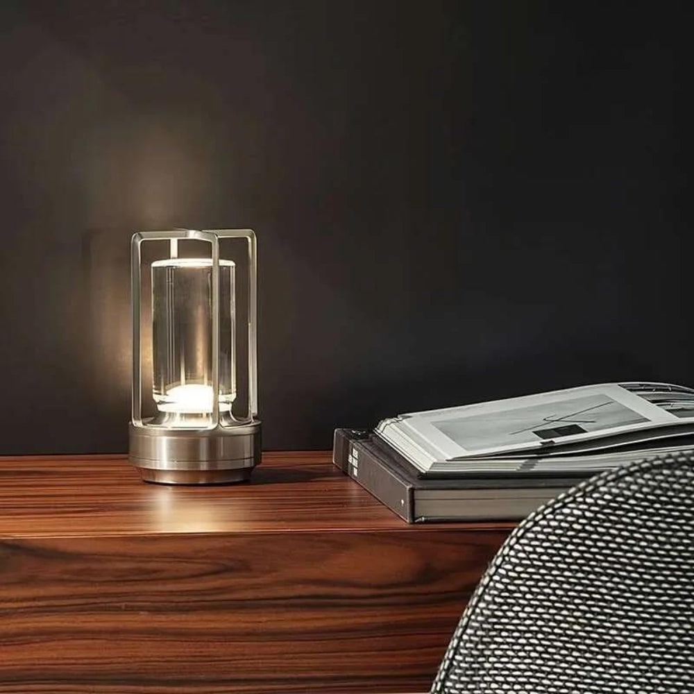 Cordless Rechargeable LED Table Lamp Outdoor Lantern