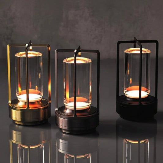 Cordless Rechargeable LED Table Lamp Outdoor Lantern