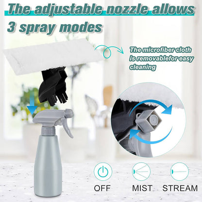 Cordless Window Vacuum Cleaner Streak Free Glass Cleaner