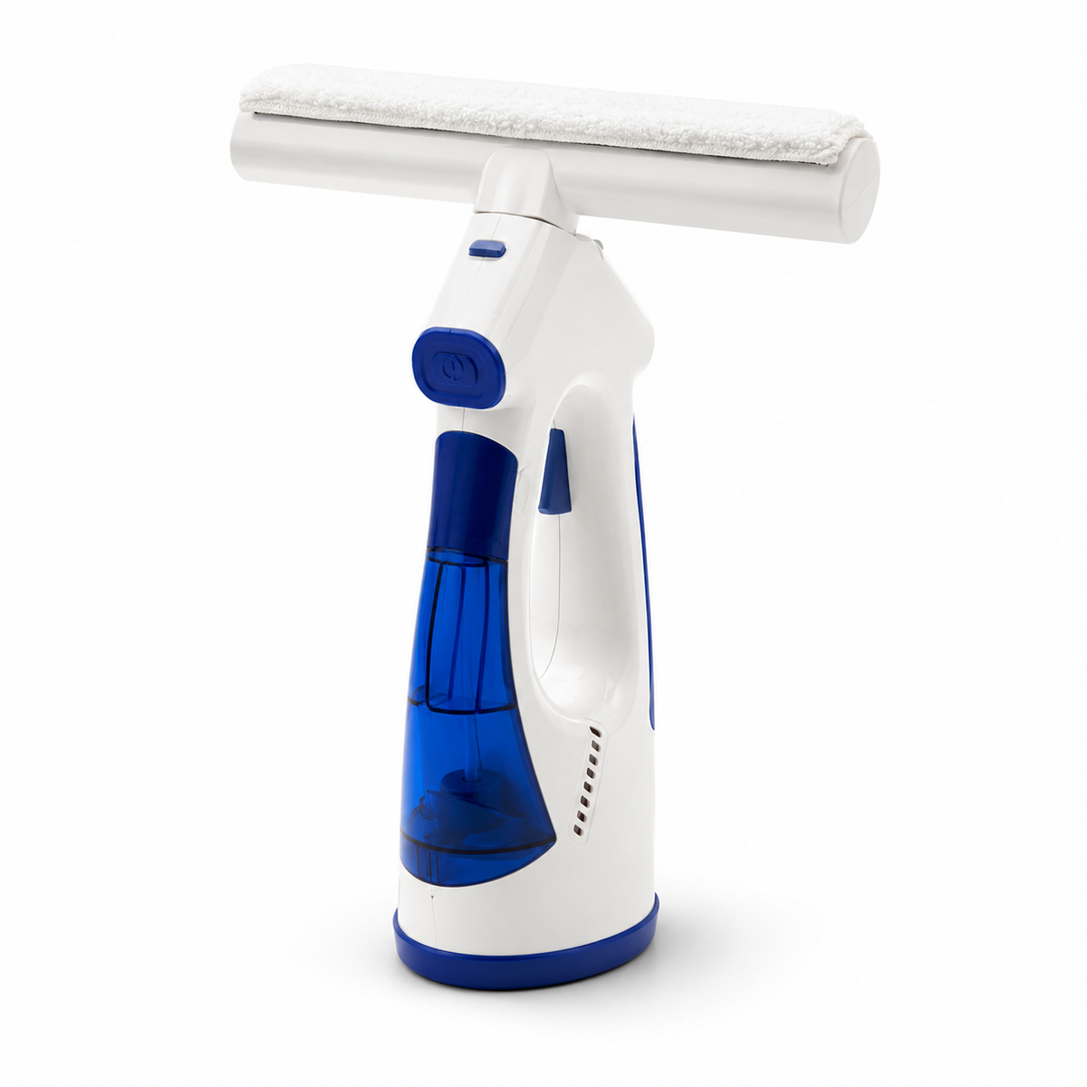 Cordless Window Vacuum with Double Tank and Microfibre Squeegee