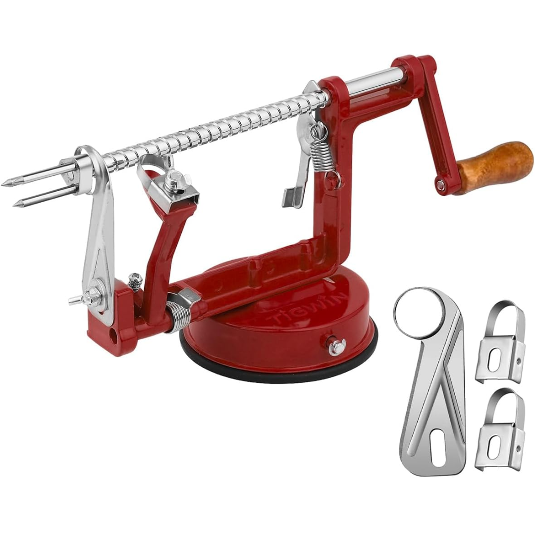 CoreSlicer Apple Peeler & Corer with Suction Base – Efficient Kitchen Tool