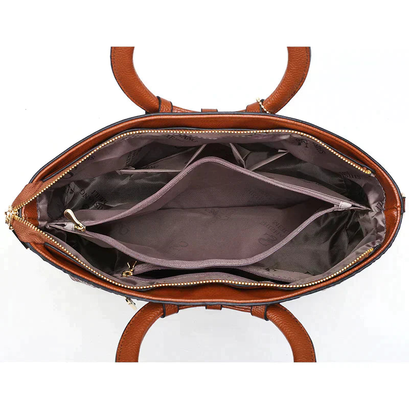 Croc Embossed Womens Handbag Luxury Vegan Leather Purse