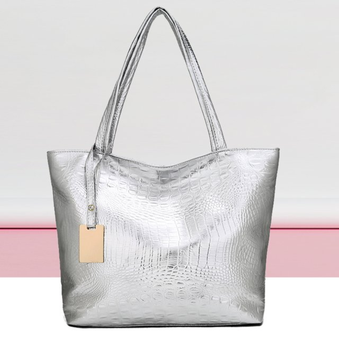Crocodile Pattern Shoulder Bag Womens Fashion Handbag