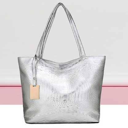Crocodile Pattern Shoulder Bag Womens Fashion Handbag