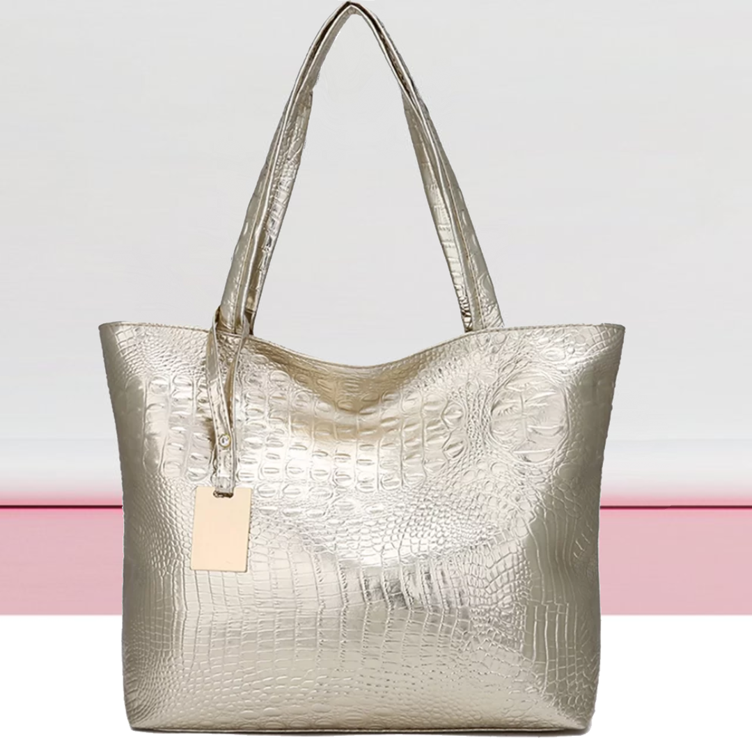 Crocodile Pattern Shoulder Bag Womens Fashion Handbag