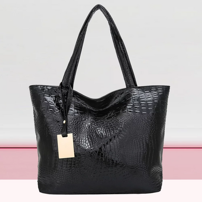 Crocodile Pattern Shoulder Bag Womens Fashion Handbag