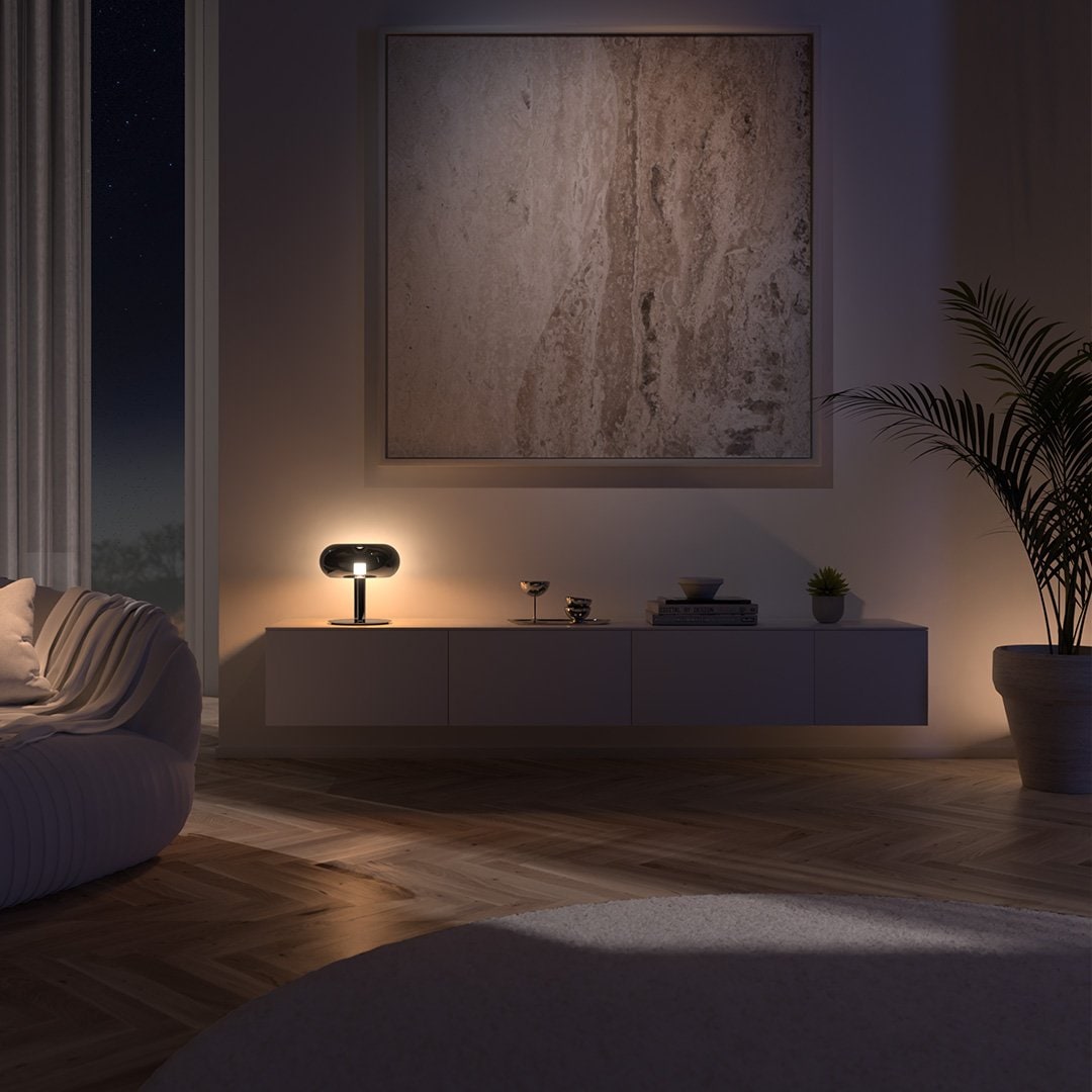 Crystal Glass LED Table Lamp Touch Dimmable Modern Design