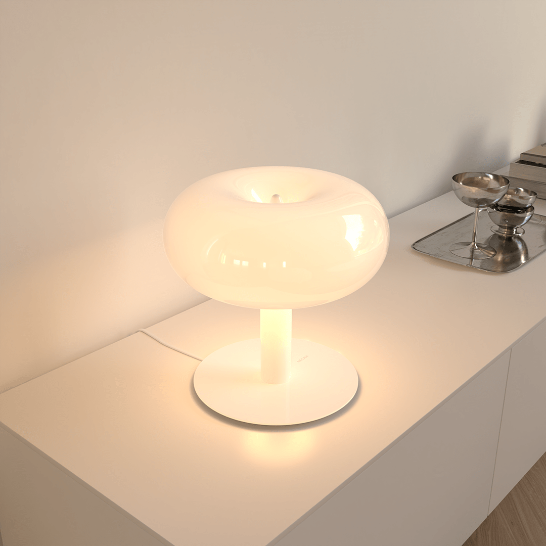Crystal Glass LED Table Lamp Touch Dimmable Modern Design