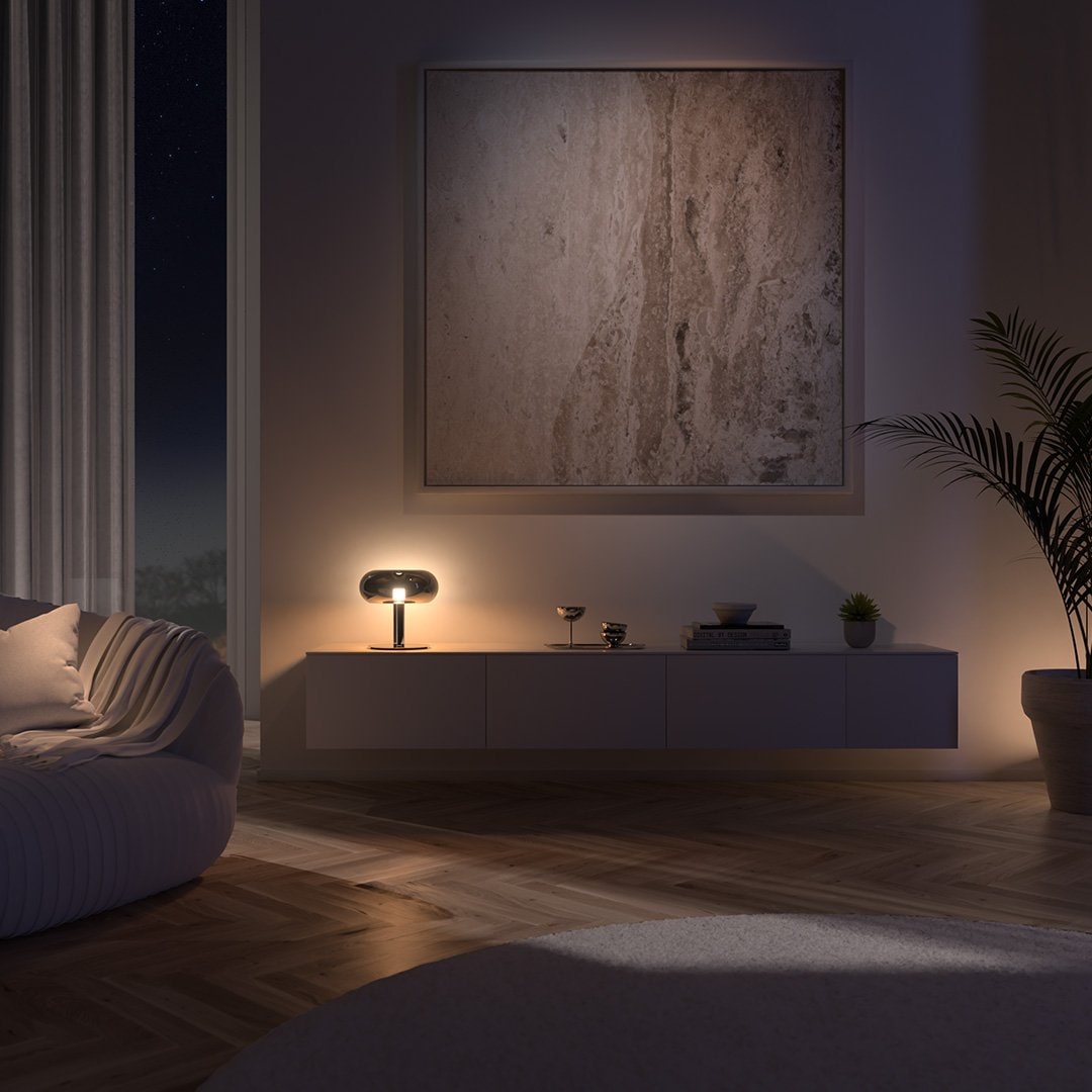 Crystal Glass LED Table Lamp Touch Dimmable Modern Design