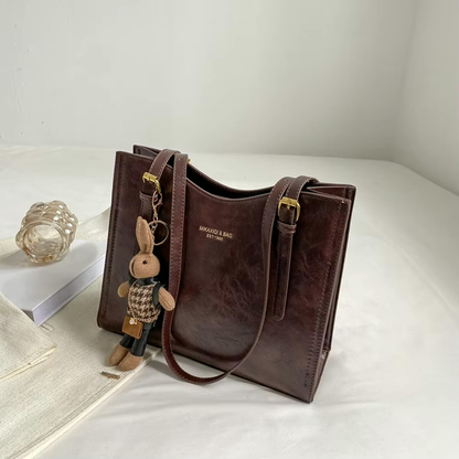 Cute Shoulder Tote Bag Womens PU Leather Handbag