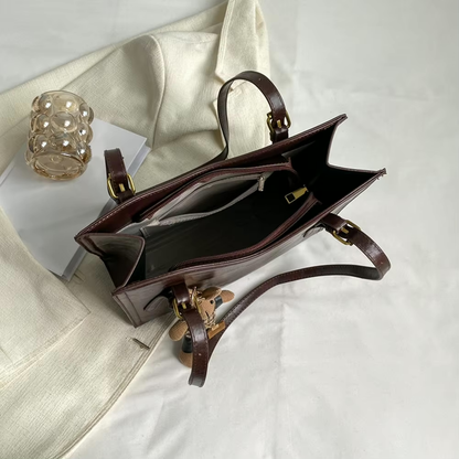 Cute Shoulder Tote Bag Womens PU Leather Handbag