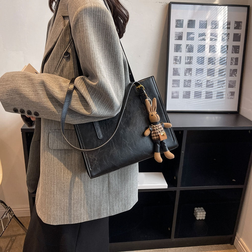 Cute Shoulder Tote Bag Womens PU Leather Handbag
