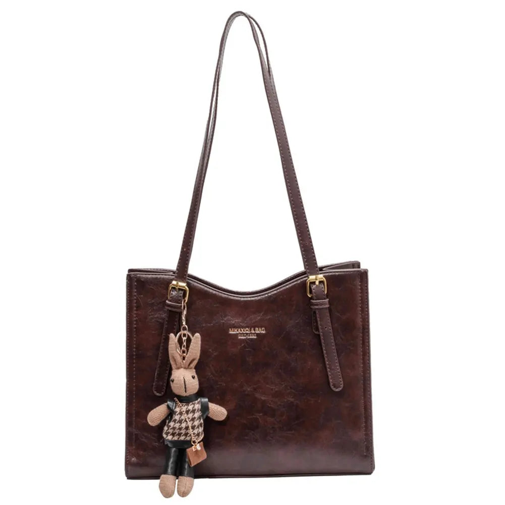 Cute Shoulder Tote Bag Womens PU Leather Handbag