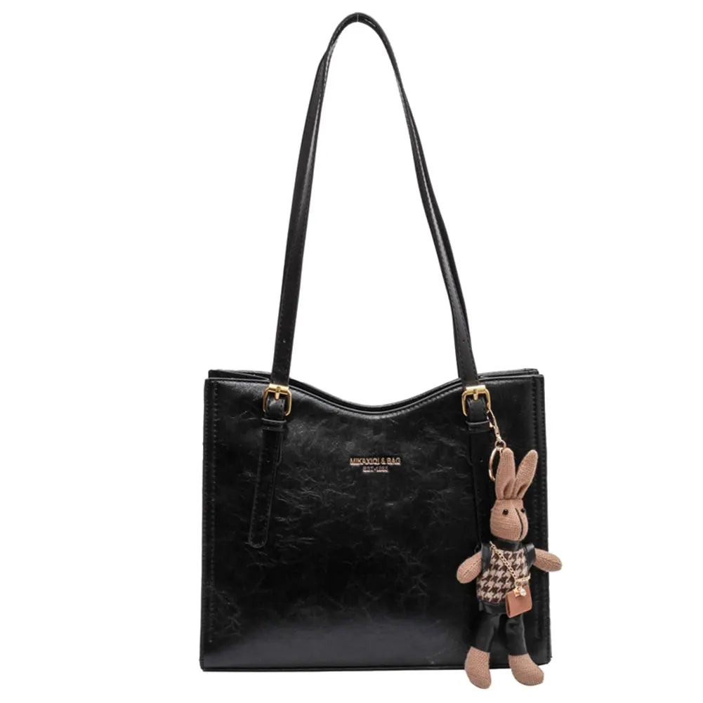 Cute Shoulder Tote Bag Womens PU Leather Handbag