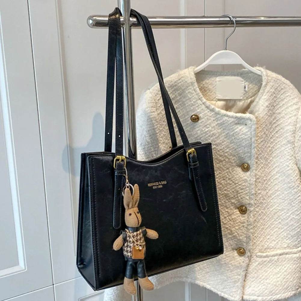 Cute Shoulder Tote Bag Womens PU Leather Handbag